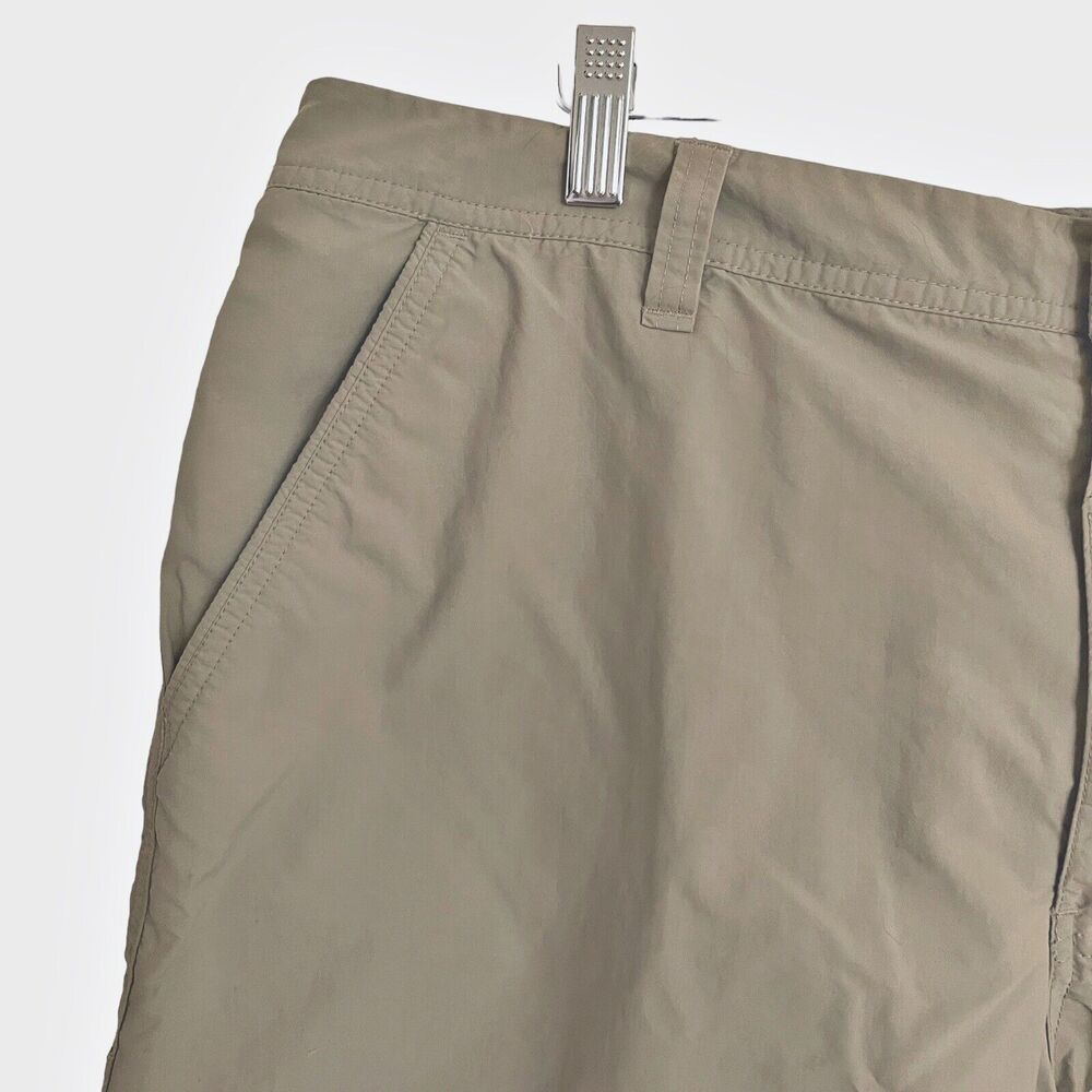 Marmot Shorts Men 38/11 Golf Hiking Slash Pocket Flat‎ Front Bermuda Nylon - Picture 3 of 6